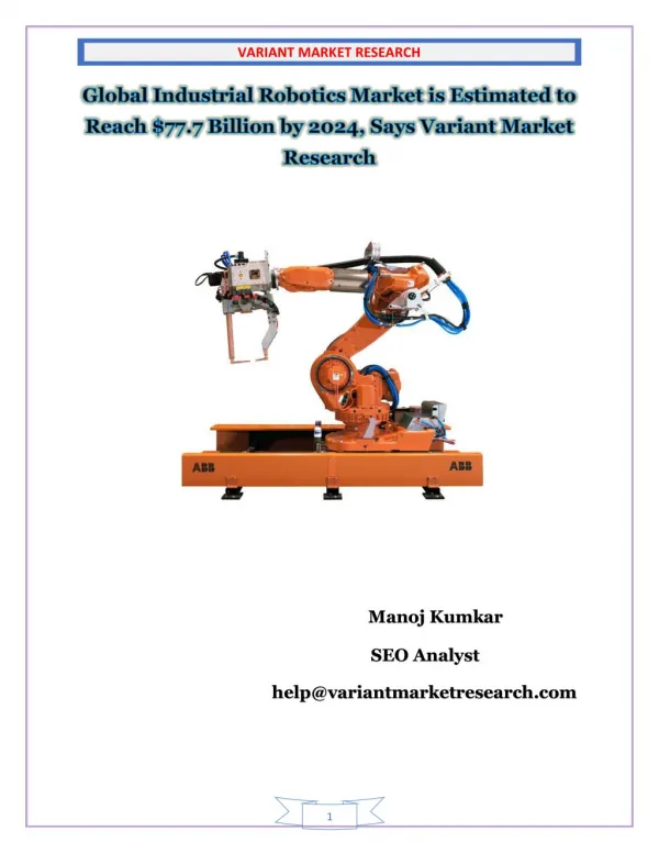 Industrials Robotics Market