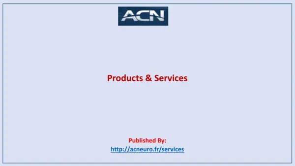 Products & Services