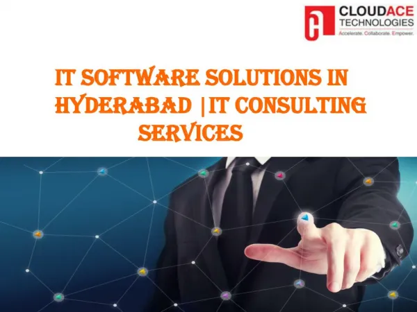 IT Software Solutions In Hyderabad | IT Consulting In Hyderabad