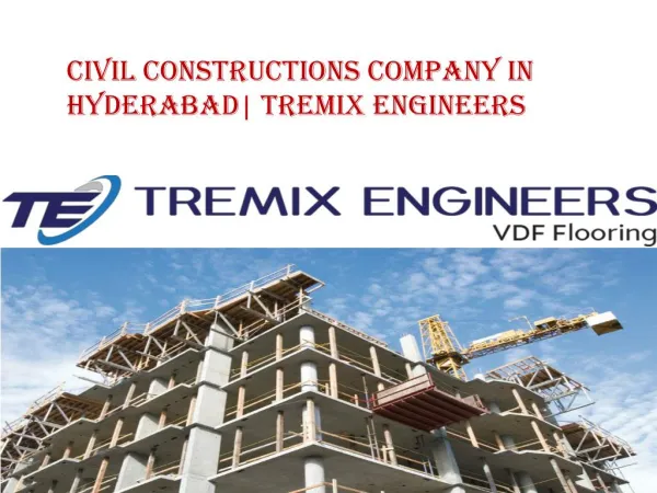 Civil Constructions Company In Hyderabad