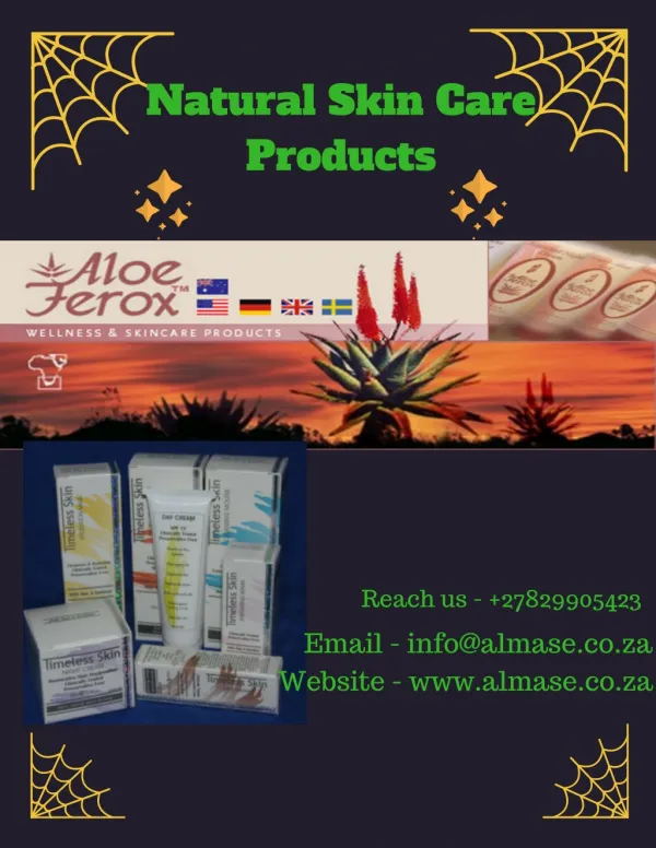 Natural Anti Aging Products