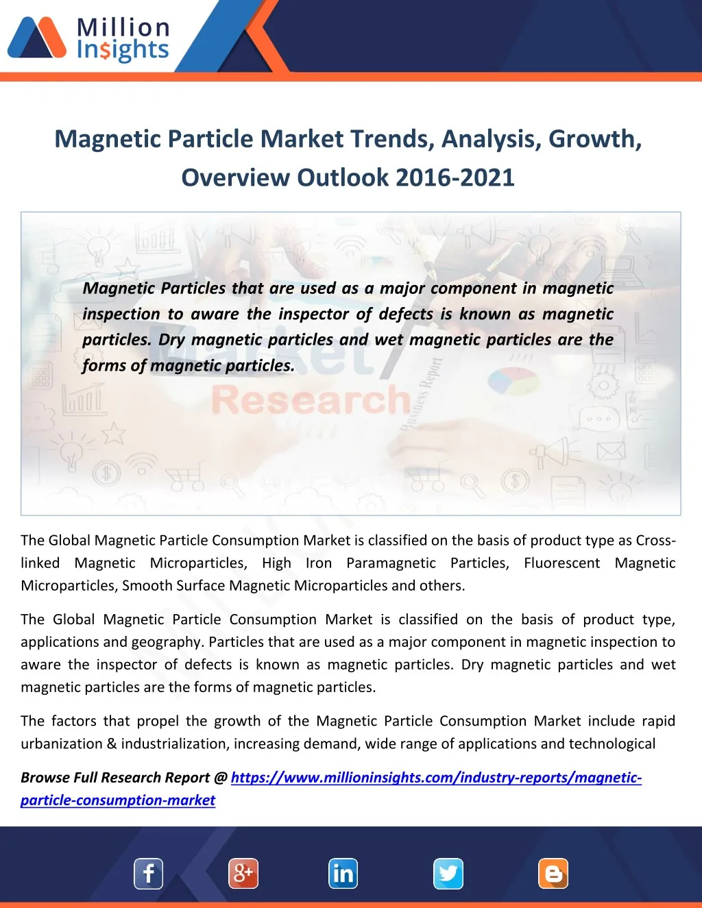 magnetic particle market trends analysis growth