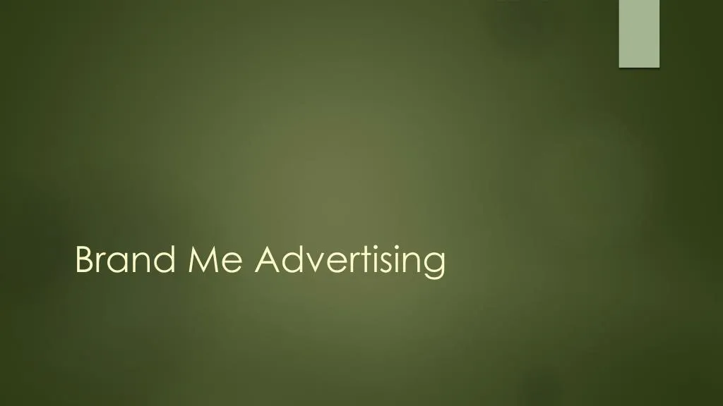 brand me advertising