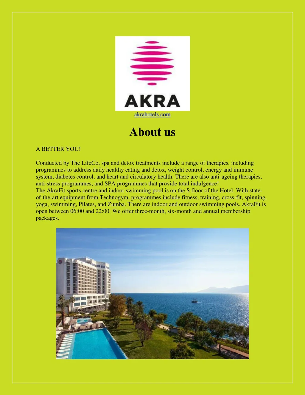 akrahotels com