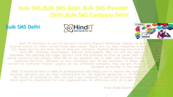 Bulk SMS Delhi,Bulk SMS Provider Delhi