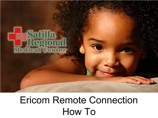 Ericom Remote Connection How To