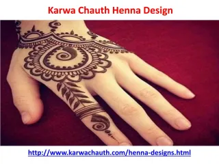 Henna Design | Karwa Chauth Henna Designs - slide 1