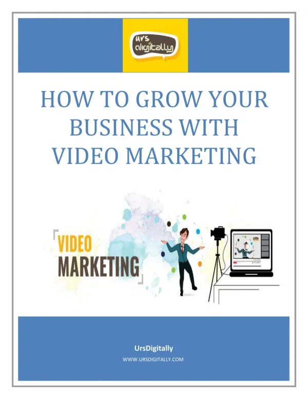 Grow Your Business with Video Marketing
