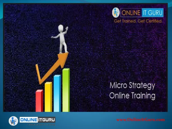 Microstrategy online training India | Microstrategy online course