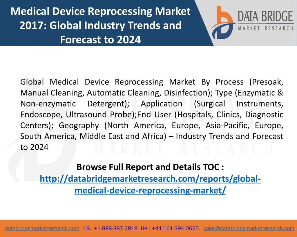 medical device reprocessing market 2017 global