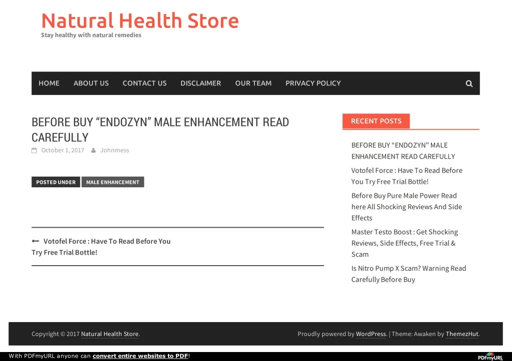 natural health store