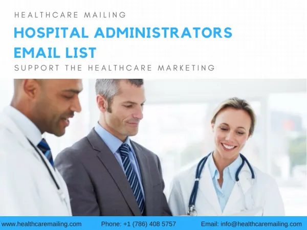 Hospital Administrators Email List