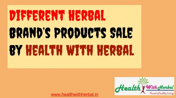 Huge brand sale by Health with Herbal