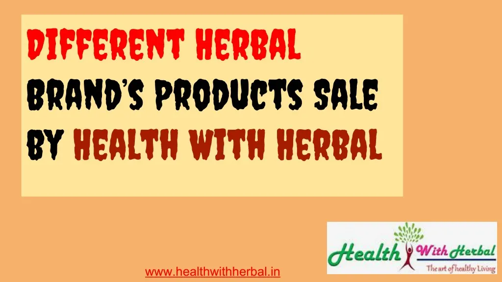 different herbal brand s products sale by health