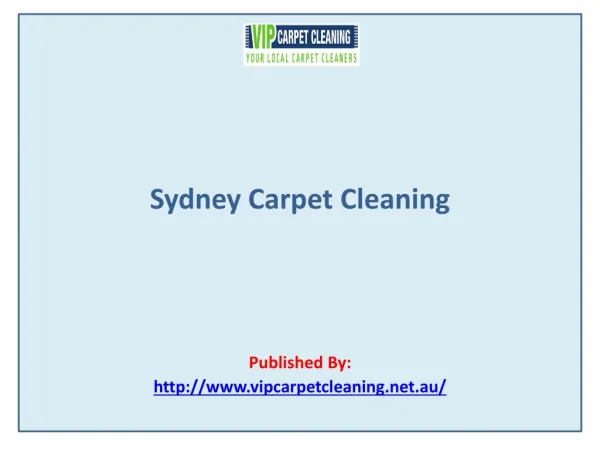 Sydney Carpet Cleaning