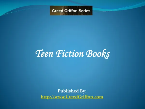 Teen Fiction Books
