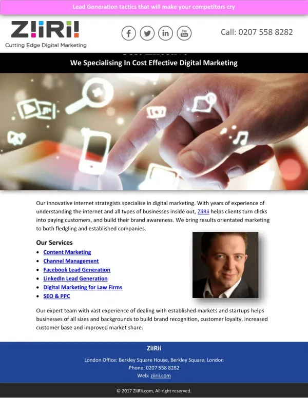 We Specialising In Cost Effective Digital Marketing
