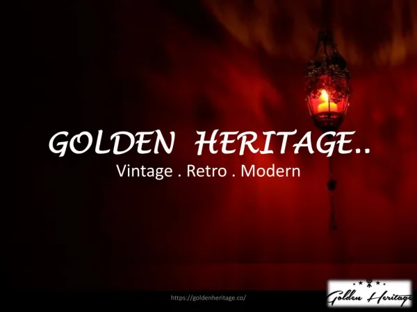 Buy Exclusive Floor Lamps with Golden Heritage!