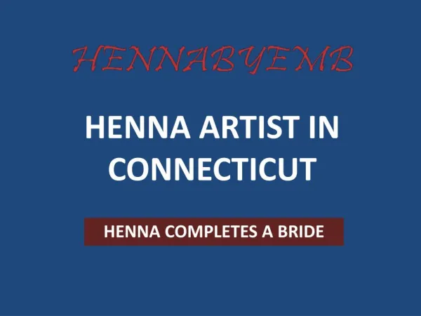 Non-traditional henna artist design in Connecticut