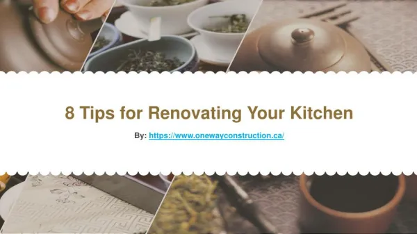 8 Tips for Renovating Your Kitchen
