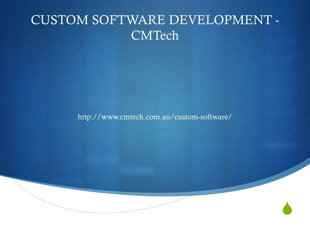 custom software development cmtech