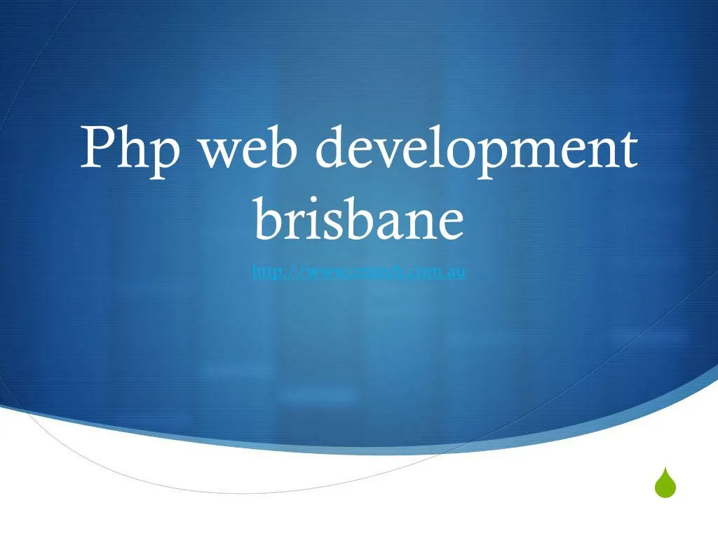 p hp web development brisbane