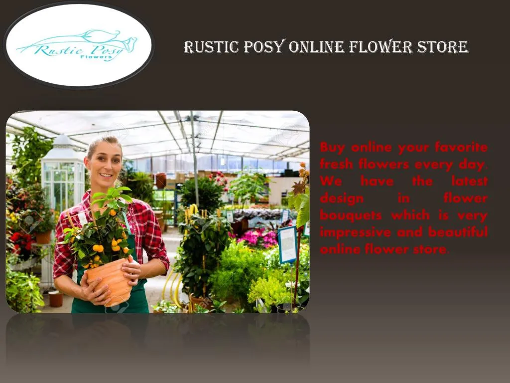 rustic posy online flower store