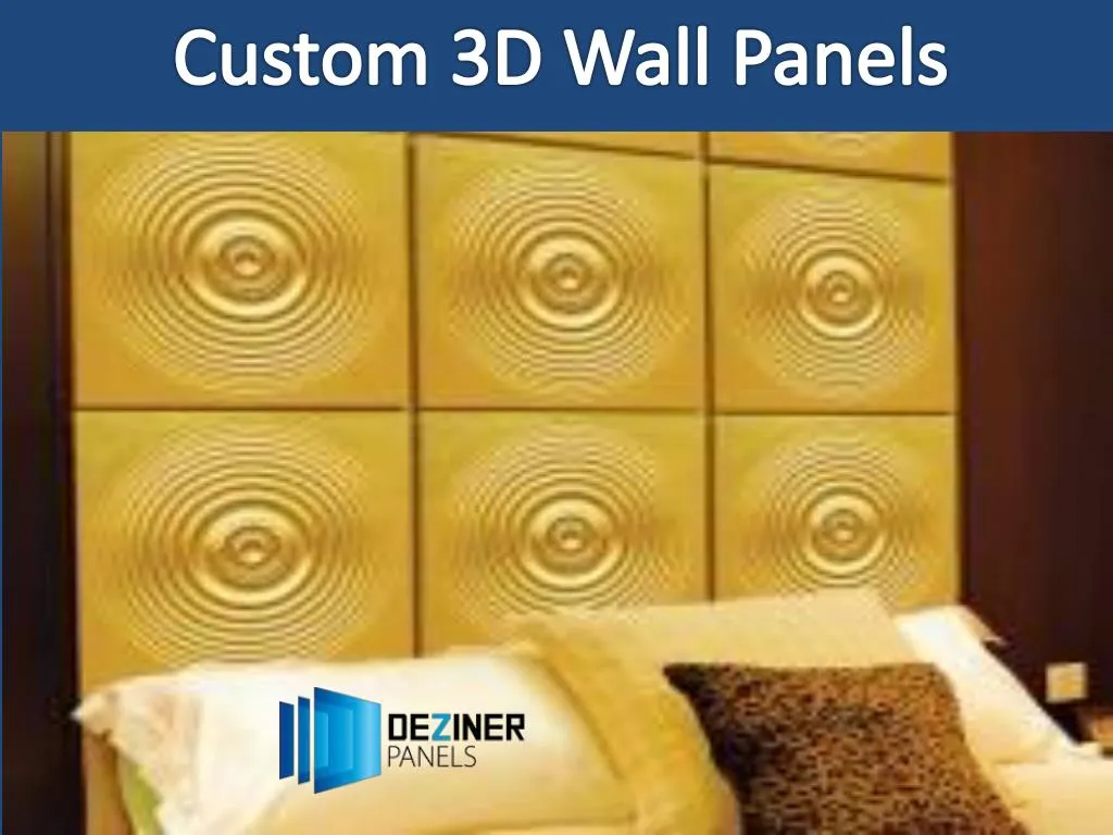 custom 3d wall panels