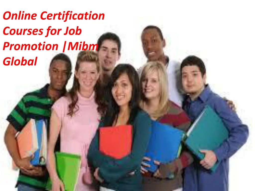 online certification courses for job promotion