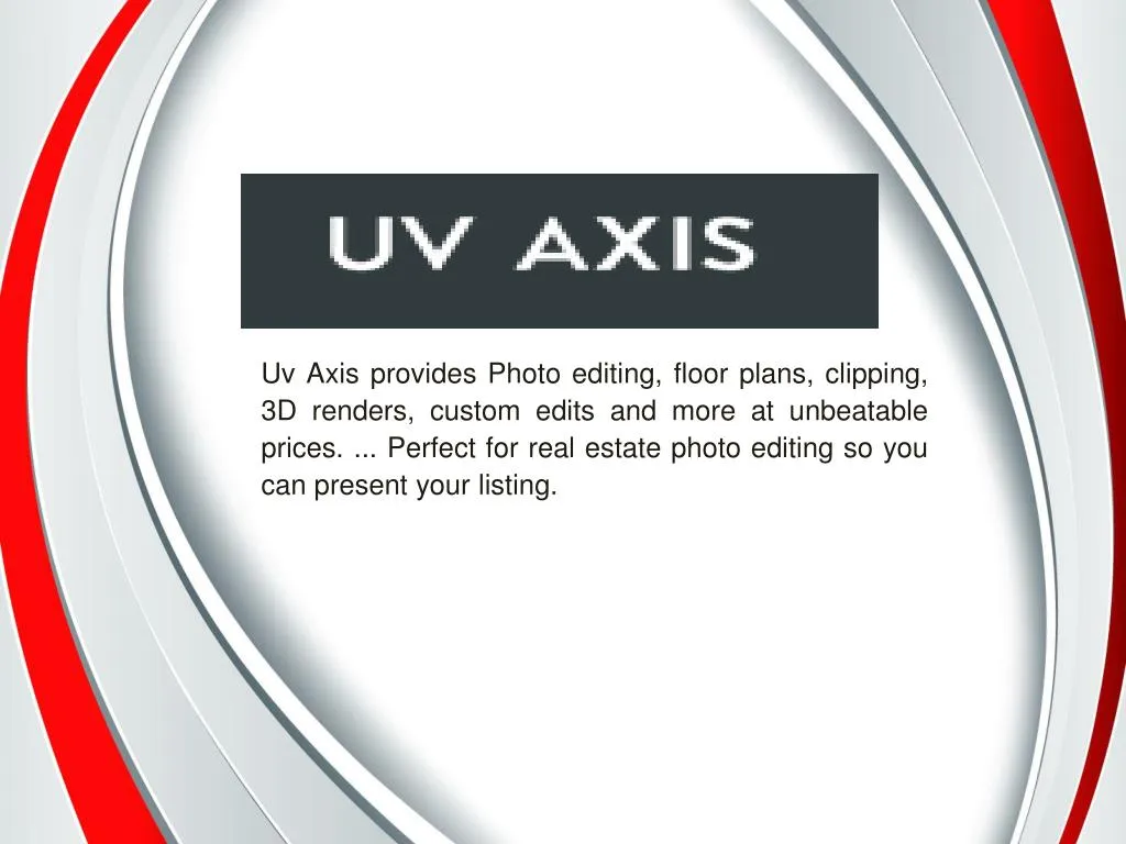 uv axis provides photo editing floor plans