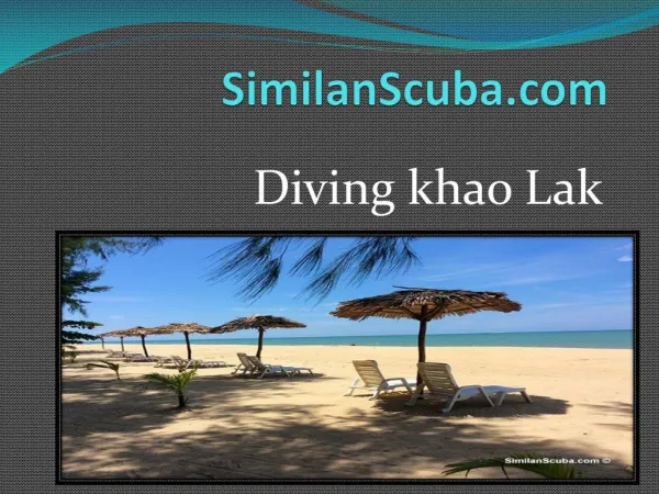 Diving khao Lak