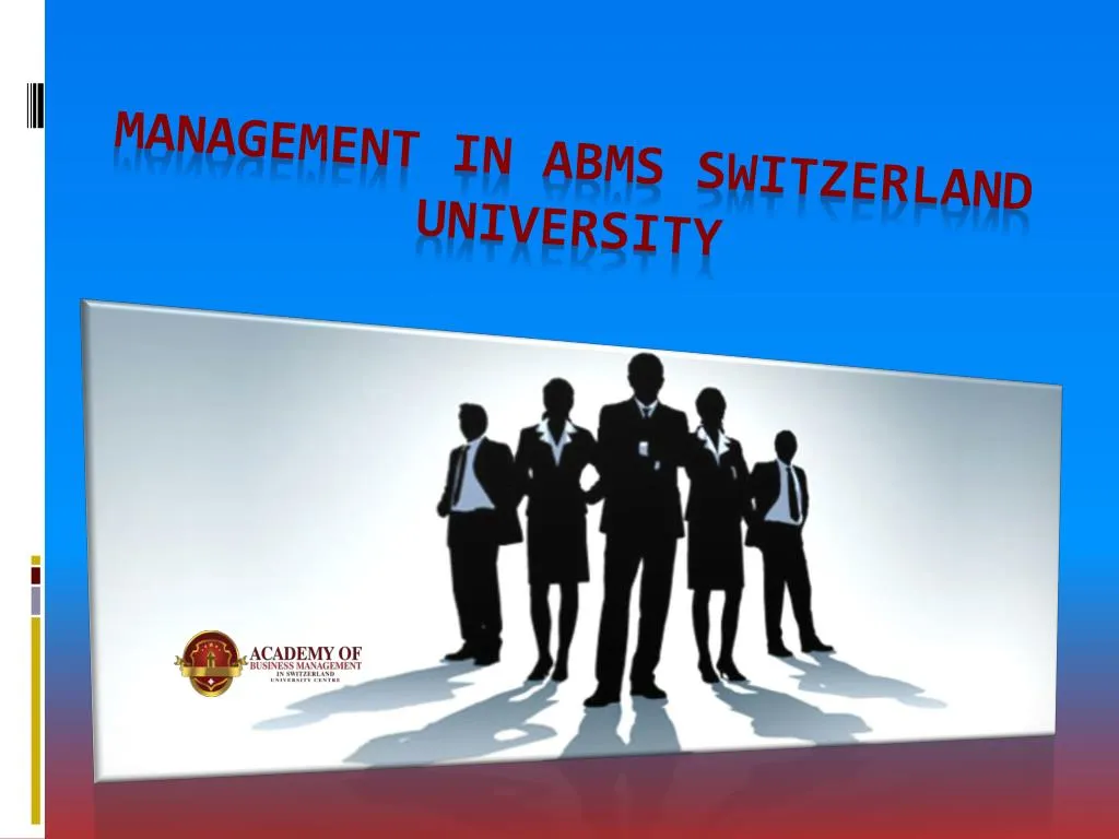 management in abms switzerland university