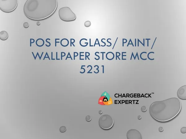 POS for gl??? paint wallpaper store