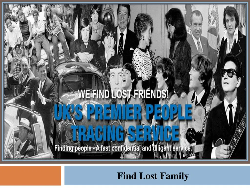 find lost family