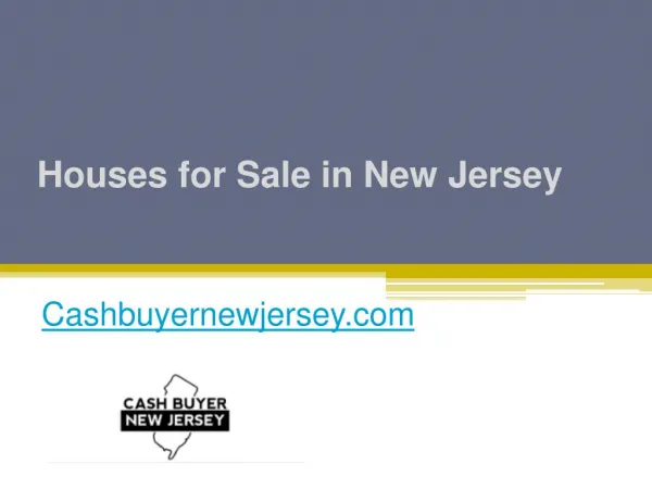 Houses for Sale in New Jersey - Cashbuyernewjersey.com