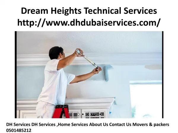 Painting Services, Contractors Services Dubai, Home Service - Dream Heights Technical Services in DUBAI