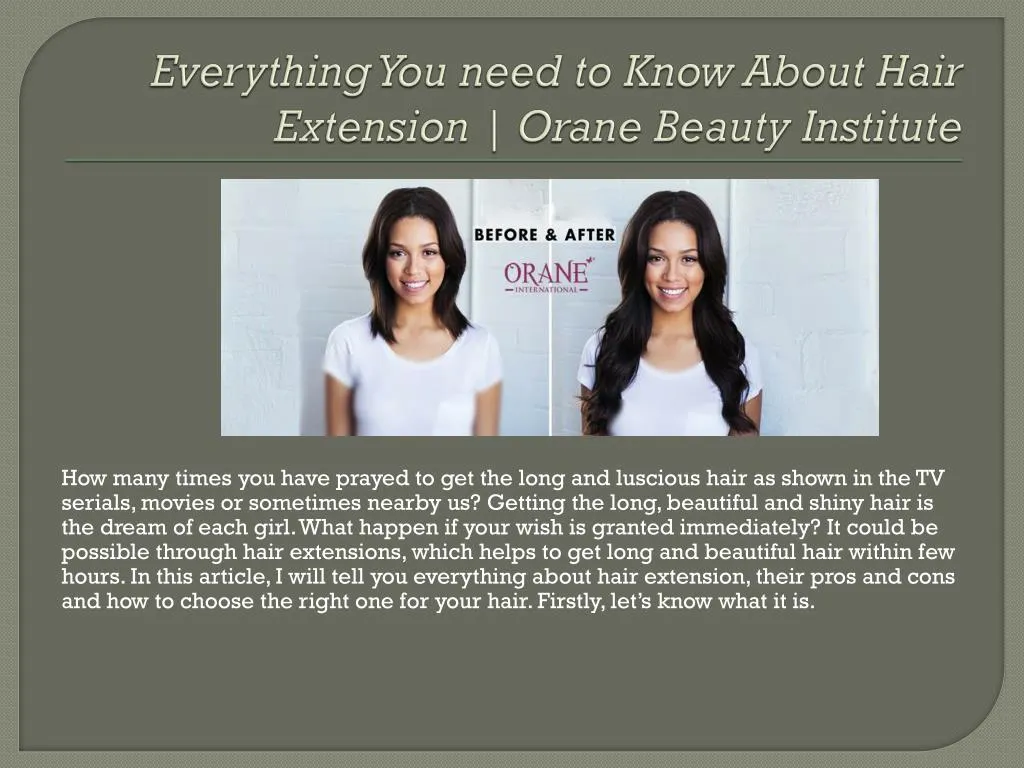 everything you need to know about hair extension orane beauty institute