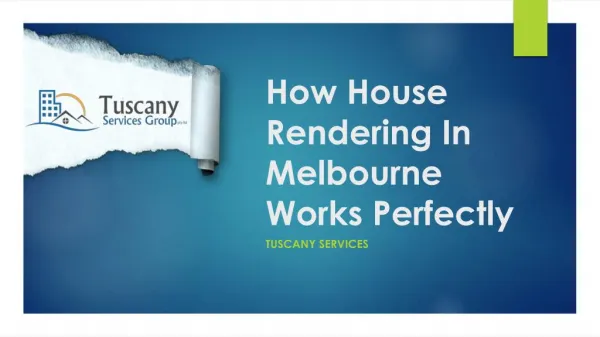 How House Rendering In Melbourne Works Perfectly