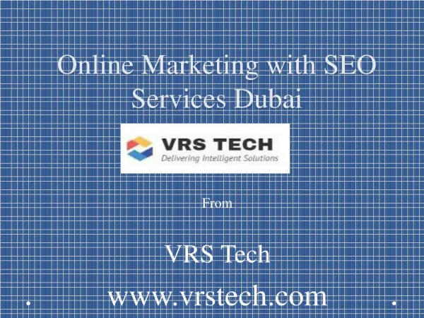 Online Markerting with SEO Services Dubai