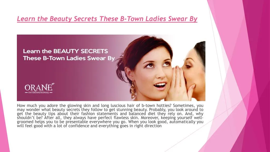 learn the beauty secrets these b town ladies swear by