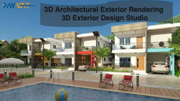 3D Architectural Exterior Rendering | 3D Exterior Design Studio