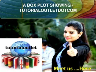 A BOX PLOT SHOWING / TUTORIALOUTLETDOTCOM - slide 1