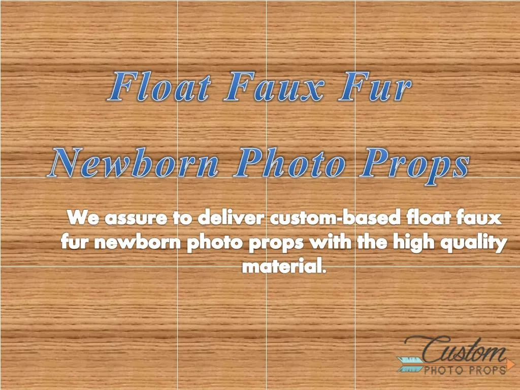 float faux fur newborn photo props