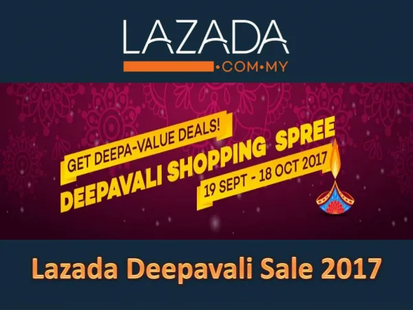 Lazada Voucher Code Malaysia - Deepavali Sale 2017