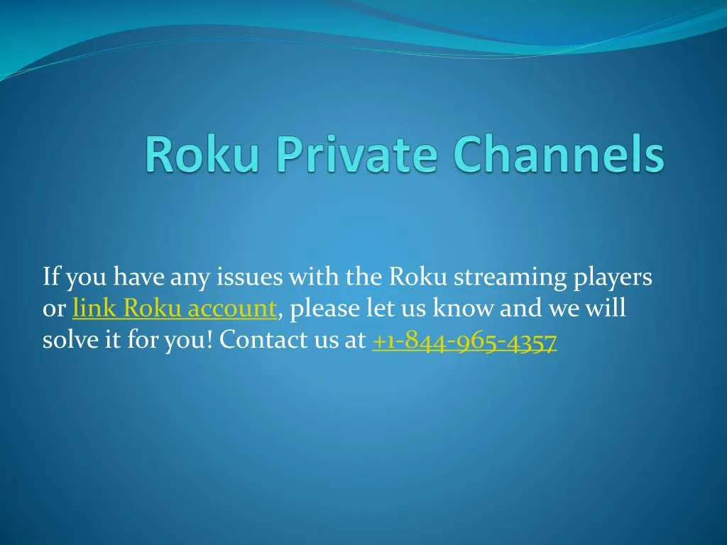 roku private channels