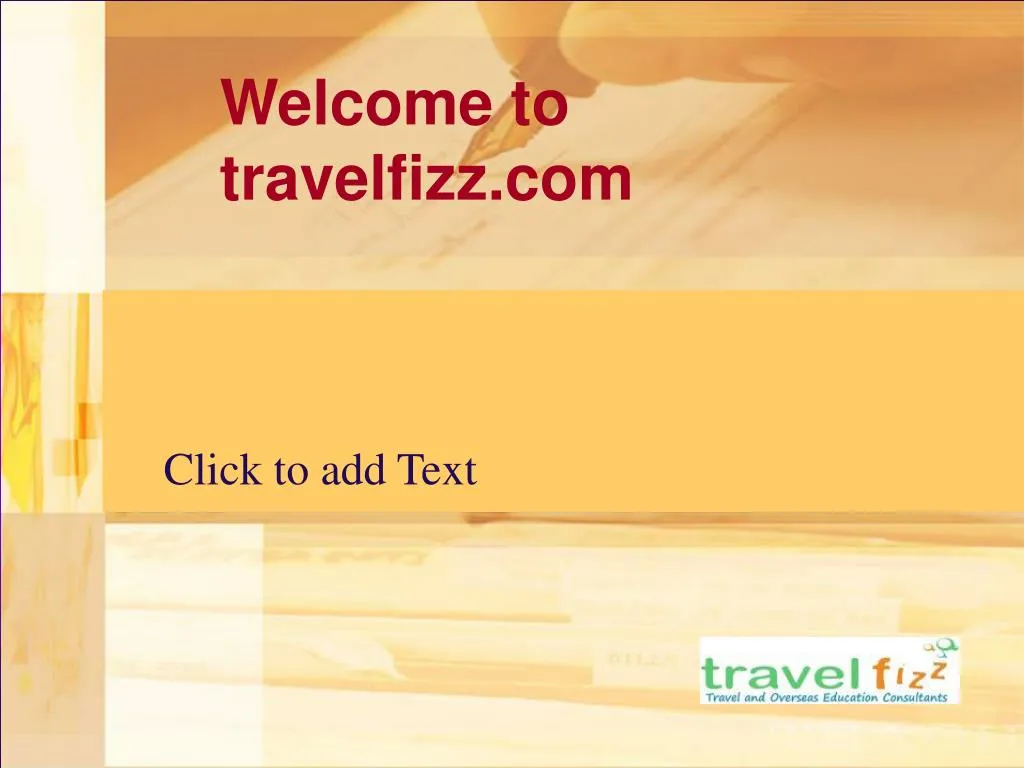 welcome to travelfizz com