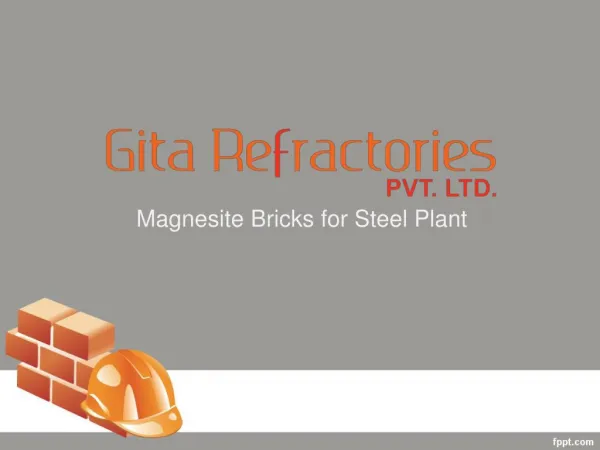 magnesite bricks for steel plant