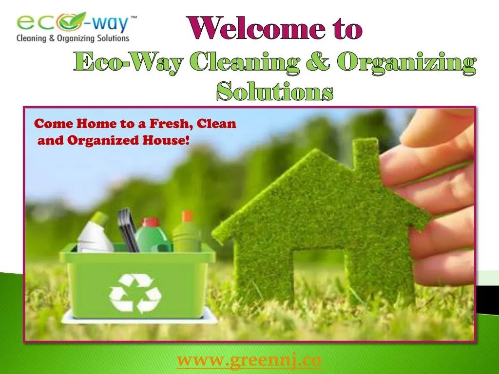 welcome to eco way cleaning organizing solutions