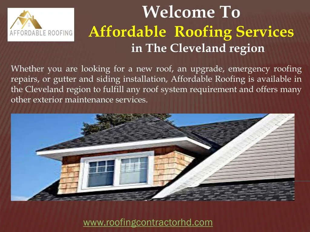 welcome to affordable roofing services