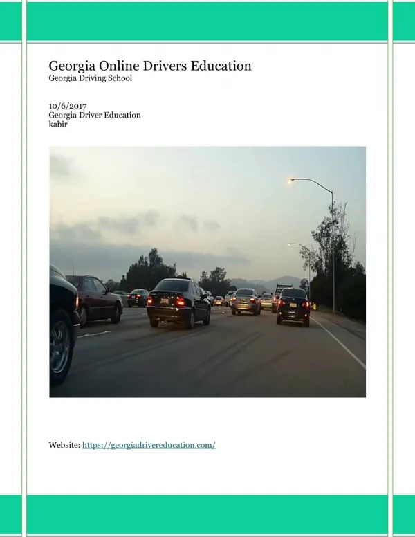 Georgia online drivers ed